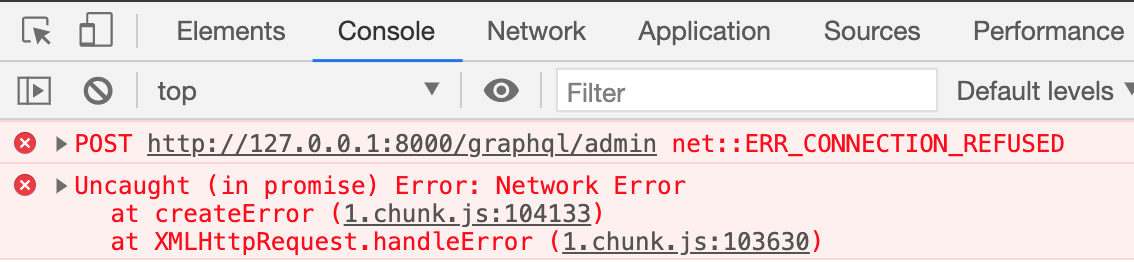 Network Error